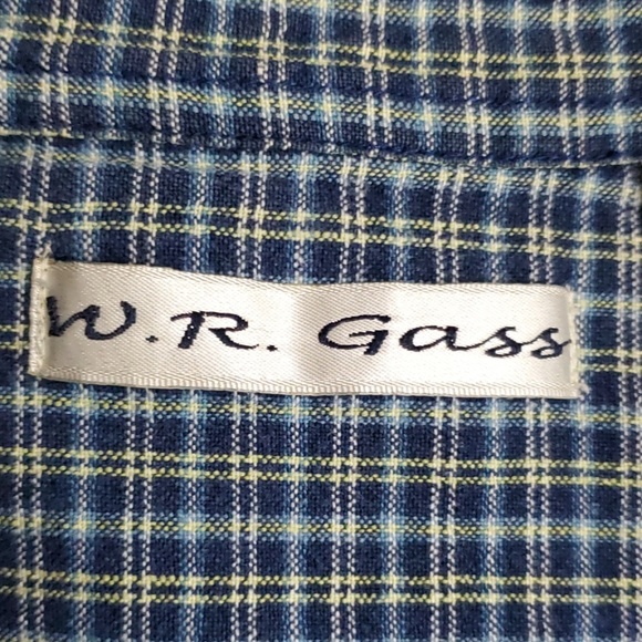 W.R. Gass Button Down Shirt/Blue/Size: XL - Picture 5 of 7